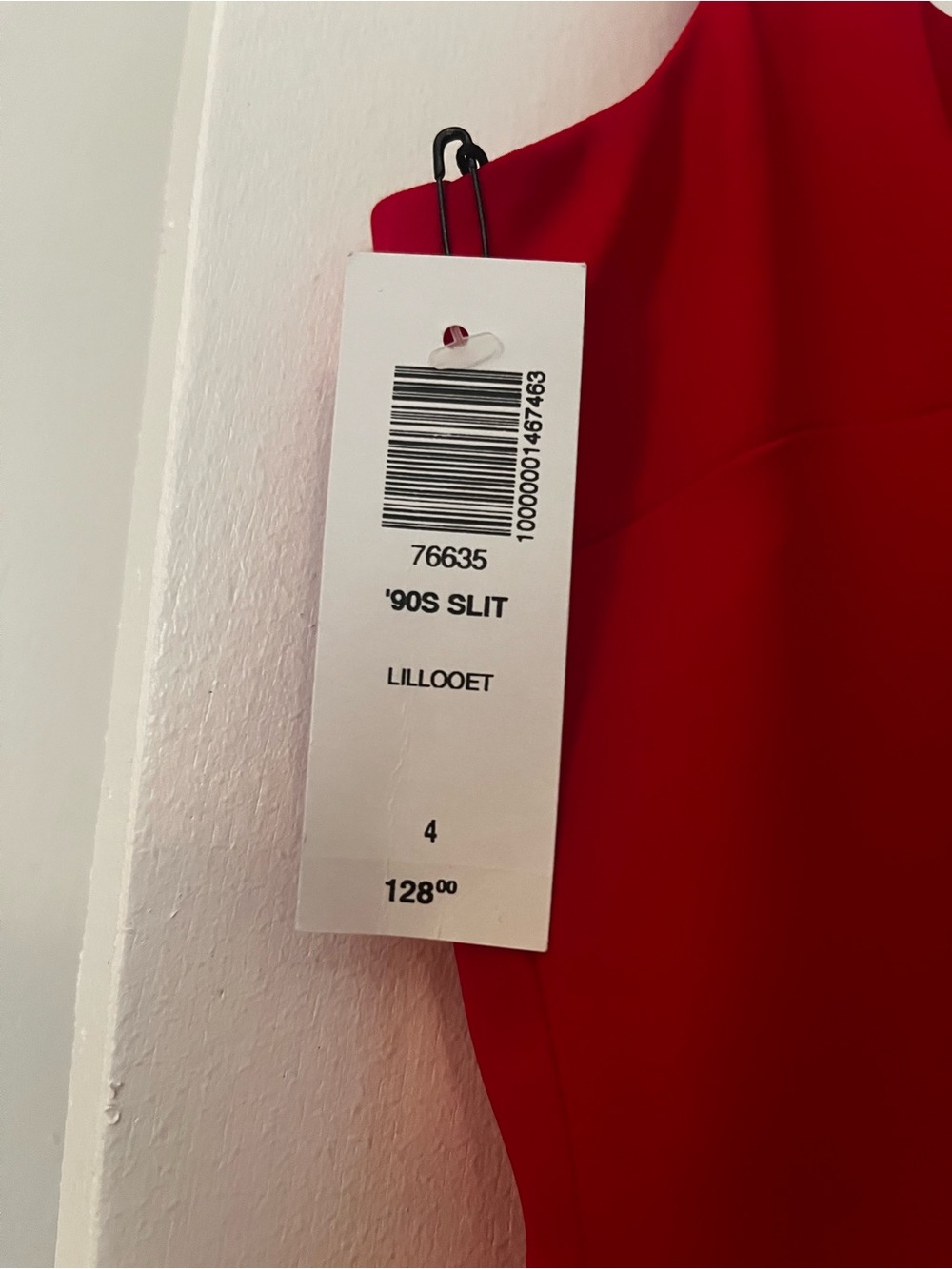 Aritzia Babaton 90s Slit Red Midi Dress - Picture 2 of 2